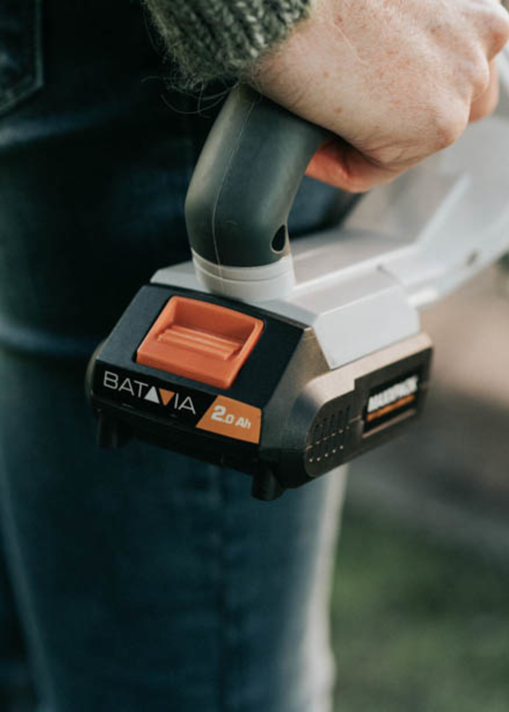 Batavia Akku-Rasentrimmer Inkl. Drahtspule - 18V | Exkl. Akku und Ladegerät | MaxxPack Akku-Plattform
