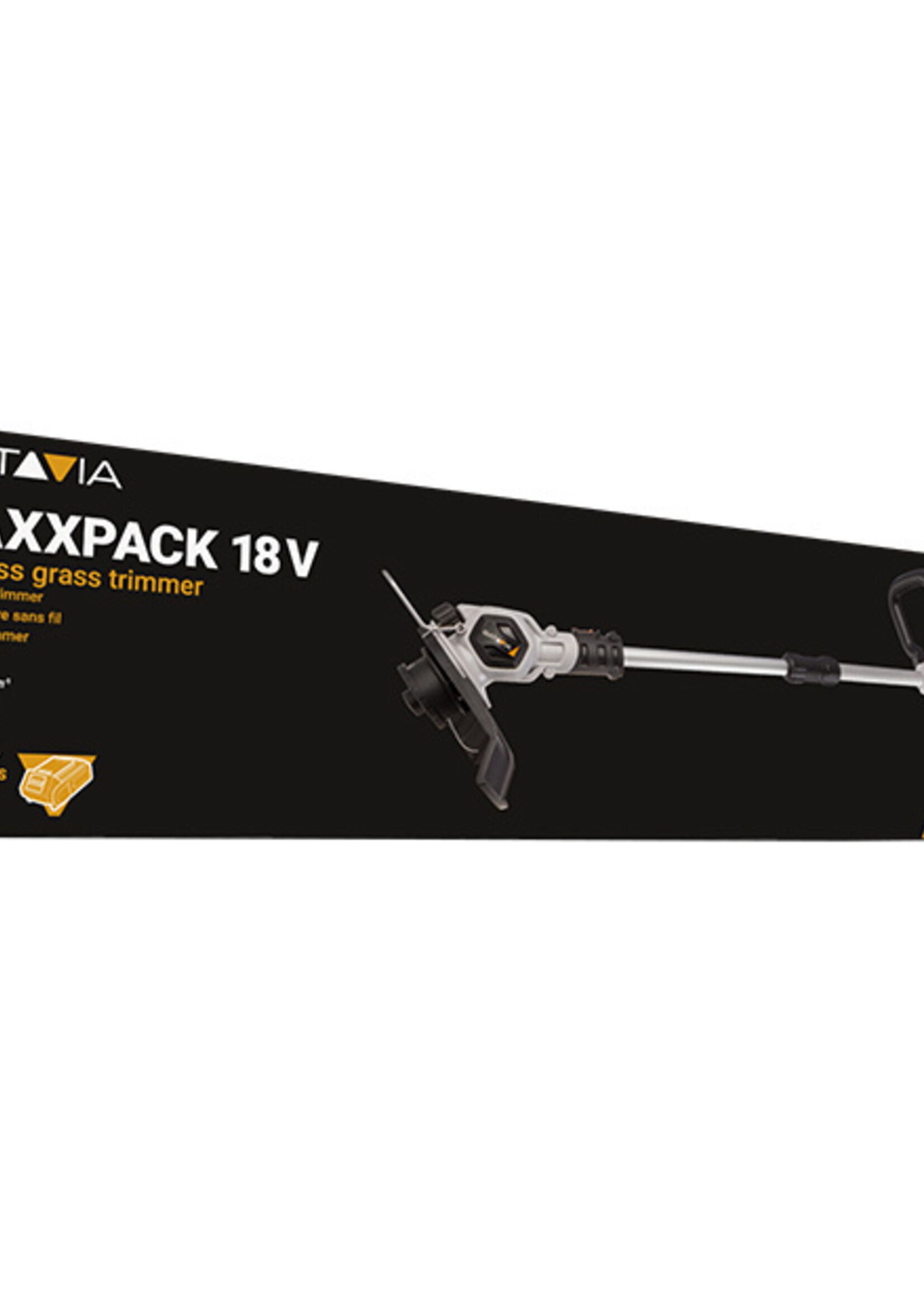 Batavia Akku-Rasentrimmer Inkl. Drahtspule - 18V | Exkl. Akku und Ladegerät | MaxxPack Akku-Plattform