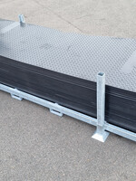 Stapelbok + 25 HD kunststof rijplaten 300x100x2cm