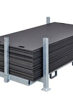 Stapelbok voor kunststof rijplaten 200x100cm