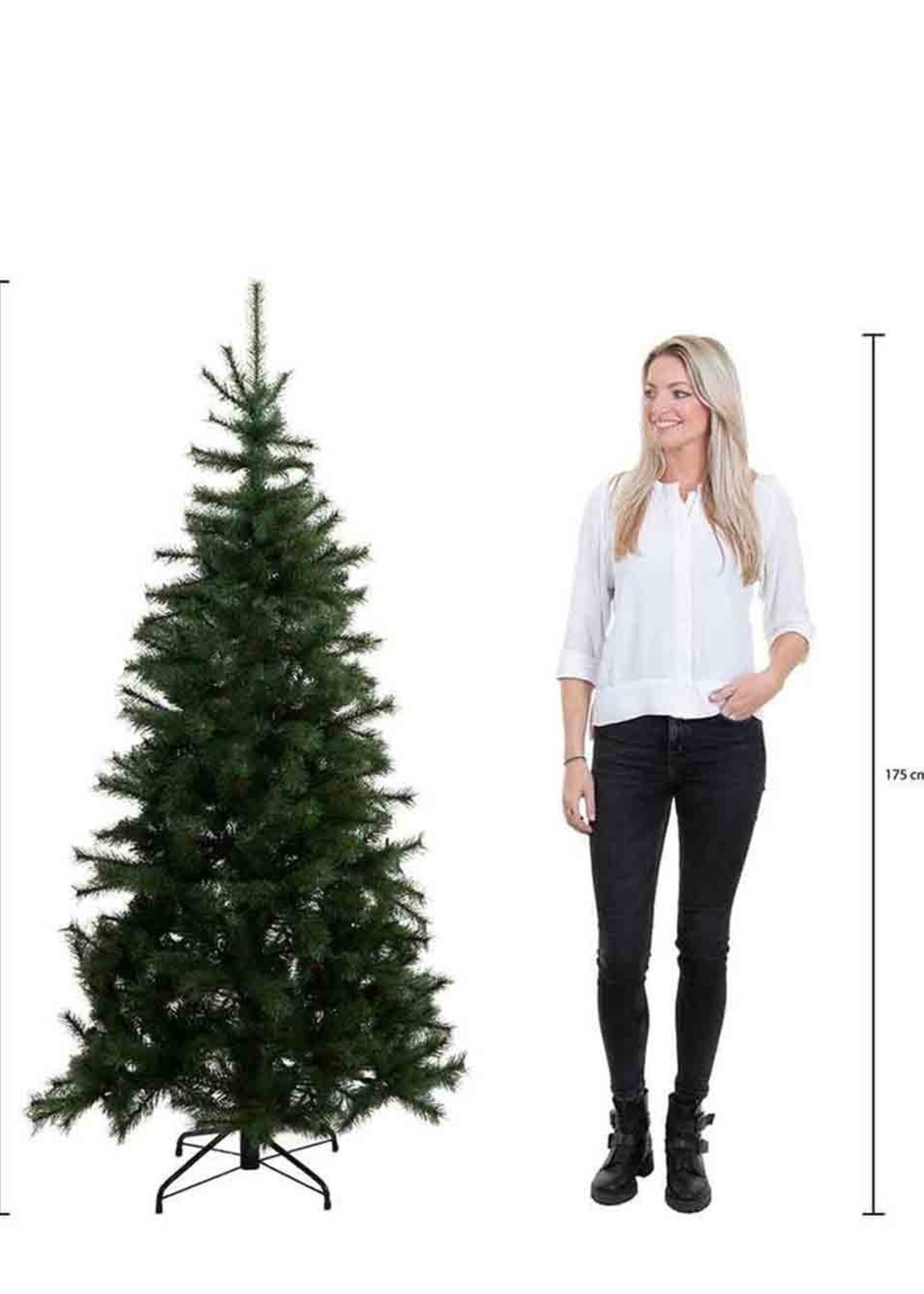 Black Box Brampton kunstkerstboom | groen met LED lampjes | 185cm