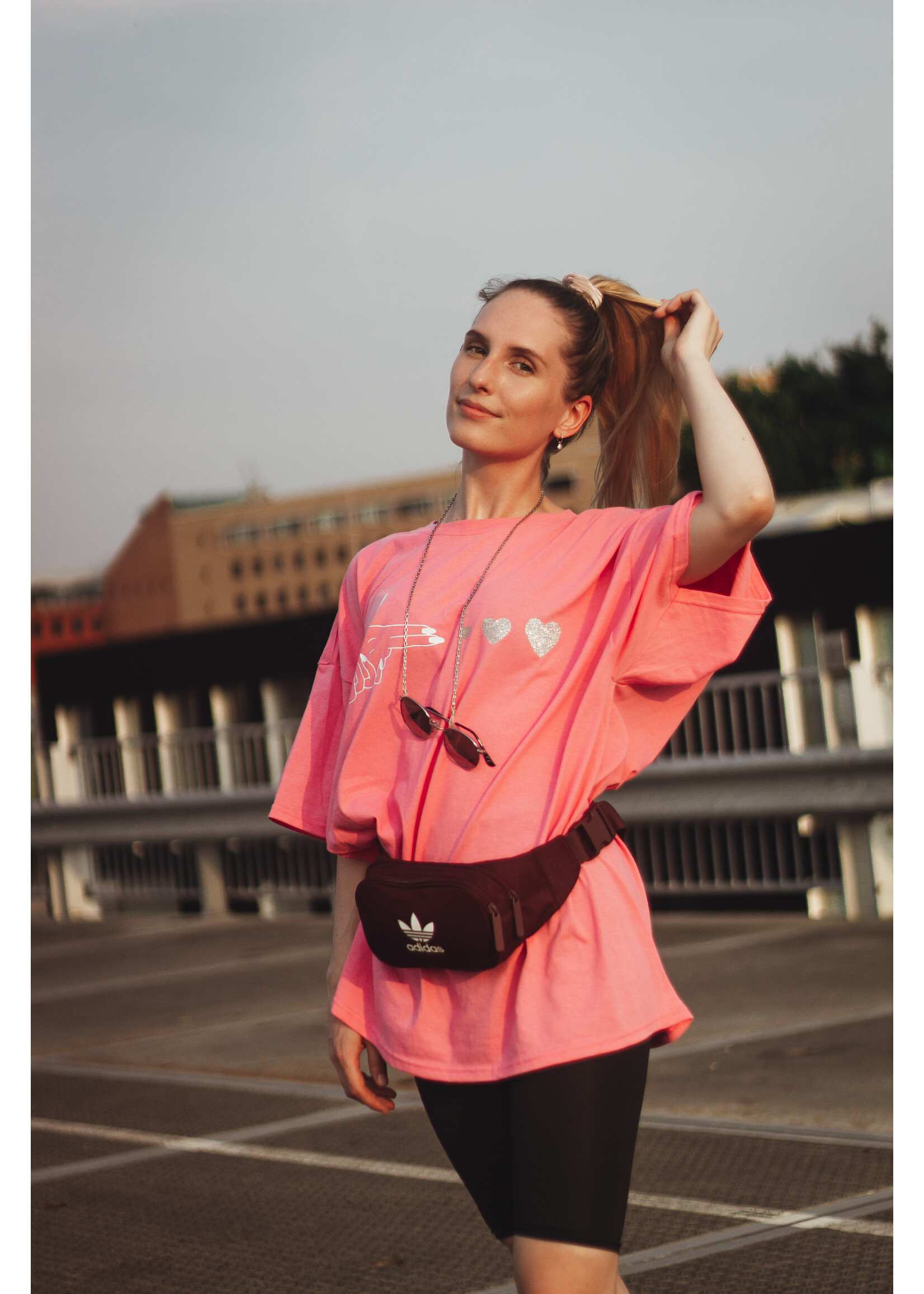YOU ARE SPECIAL "Spread Love" Pink T-Shirt Dress