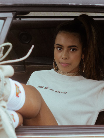 YOU ARE SPECIAL "You So So Special" Beige Sweater