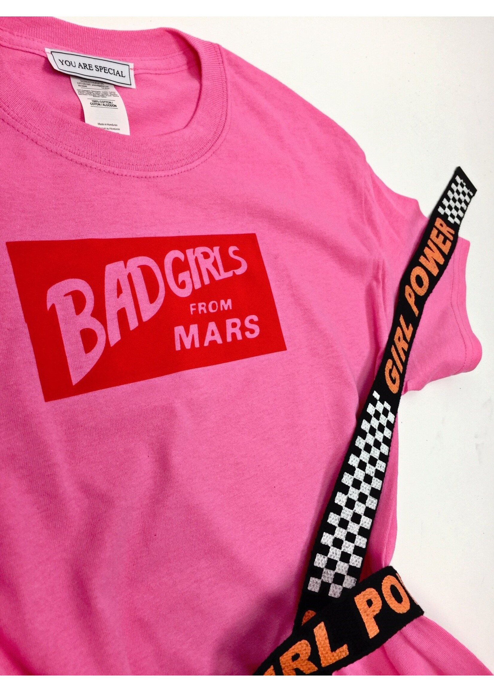 YOU ARE SPECIAL ''Badgirls From Mars" Pink T-Shirt