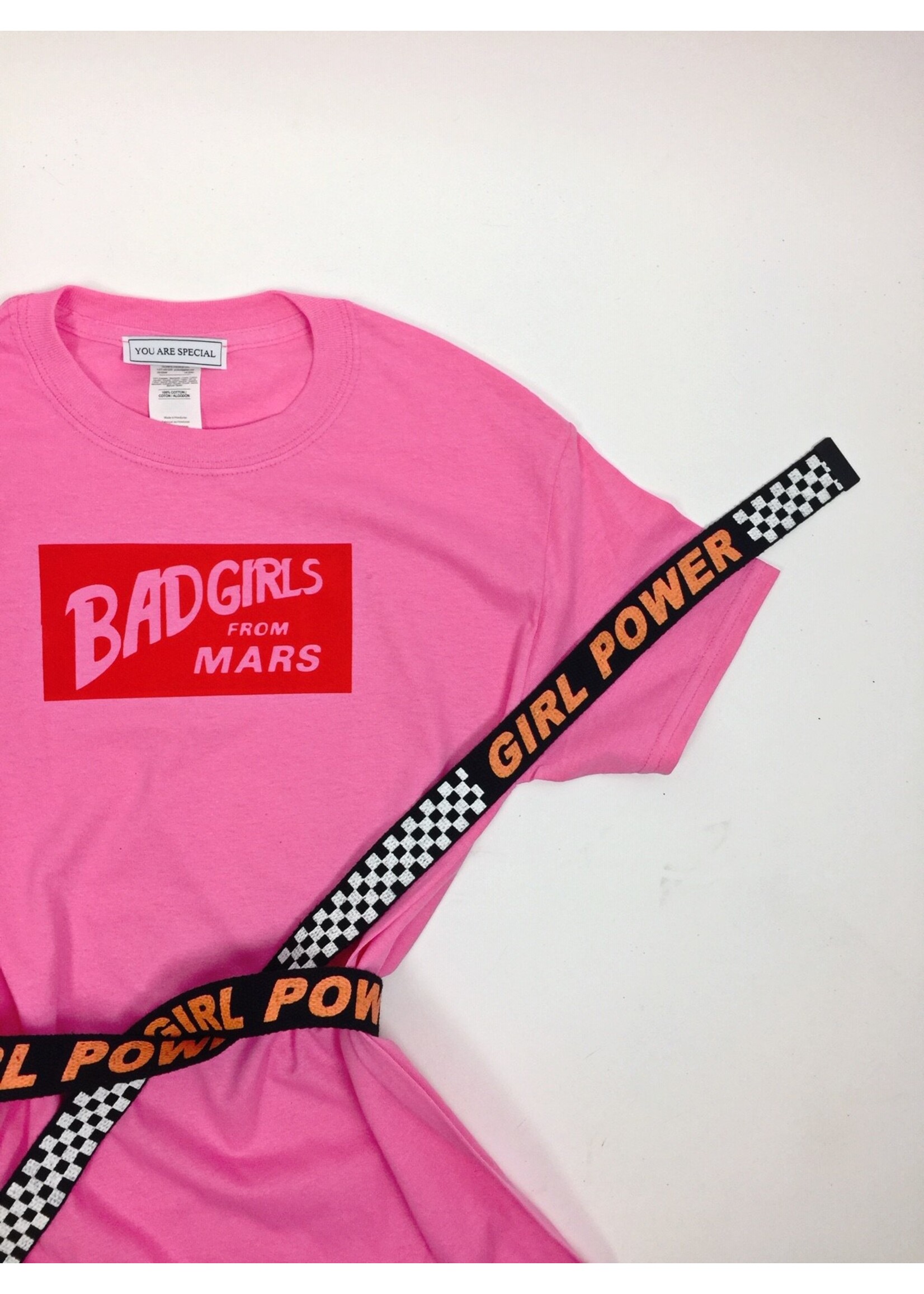 YOU ARE SPECIAL ''Badgirls From Mars" Pink T-Shirt