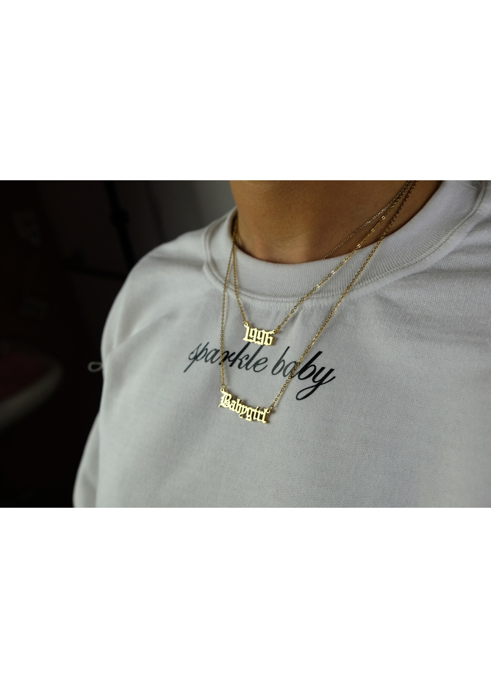 YOU ARE SPECIAL "Years" Gold Necklace