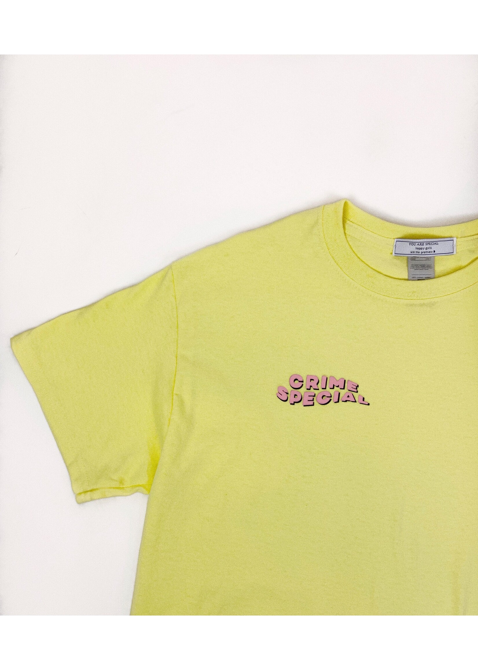 YOU ARE SPECIAL "Crime Special" Yellow T-Shirt