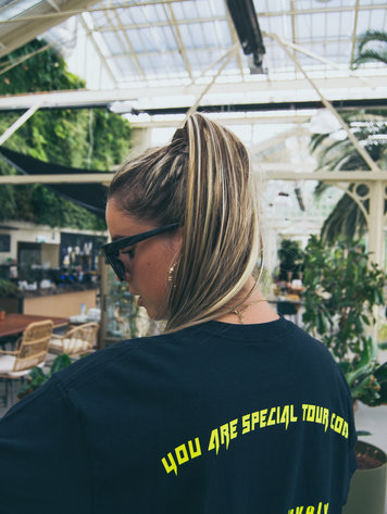YOU ARE SPECIAL "SPECIAL TOUR" Black Oversized T-Shirt