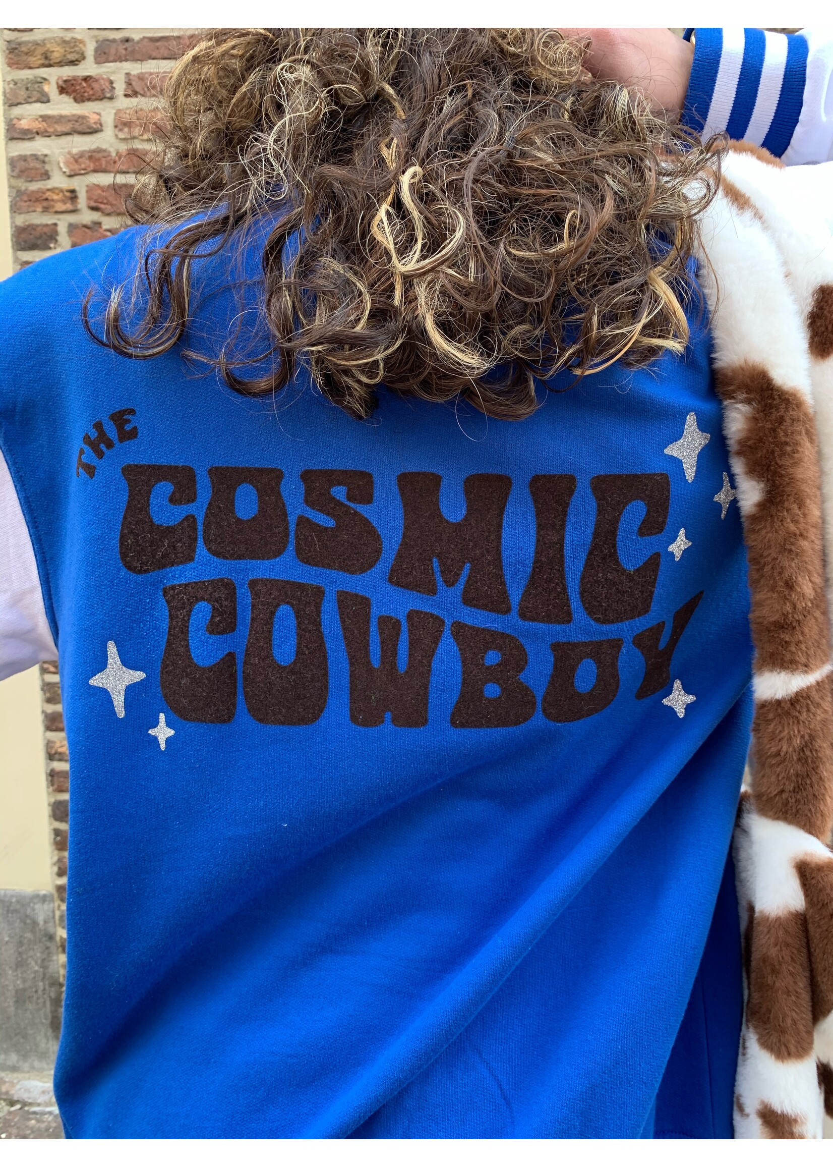 YOU ARE SPECIAL "The Cosmic Cowboy" Blue Baseball Jacket (1 exemplaar)