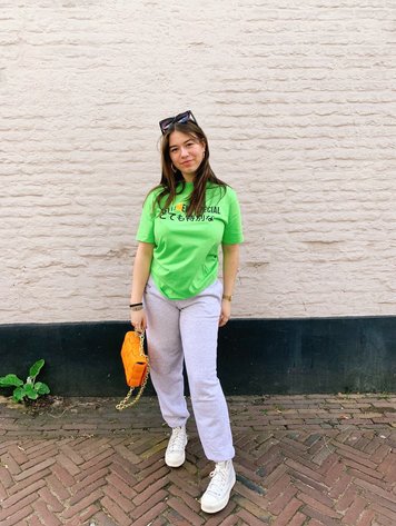 YOU ARE SPECIAL "Tellement Spécial" Lime Green T-shirt