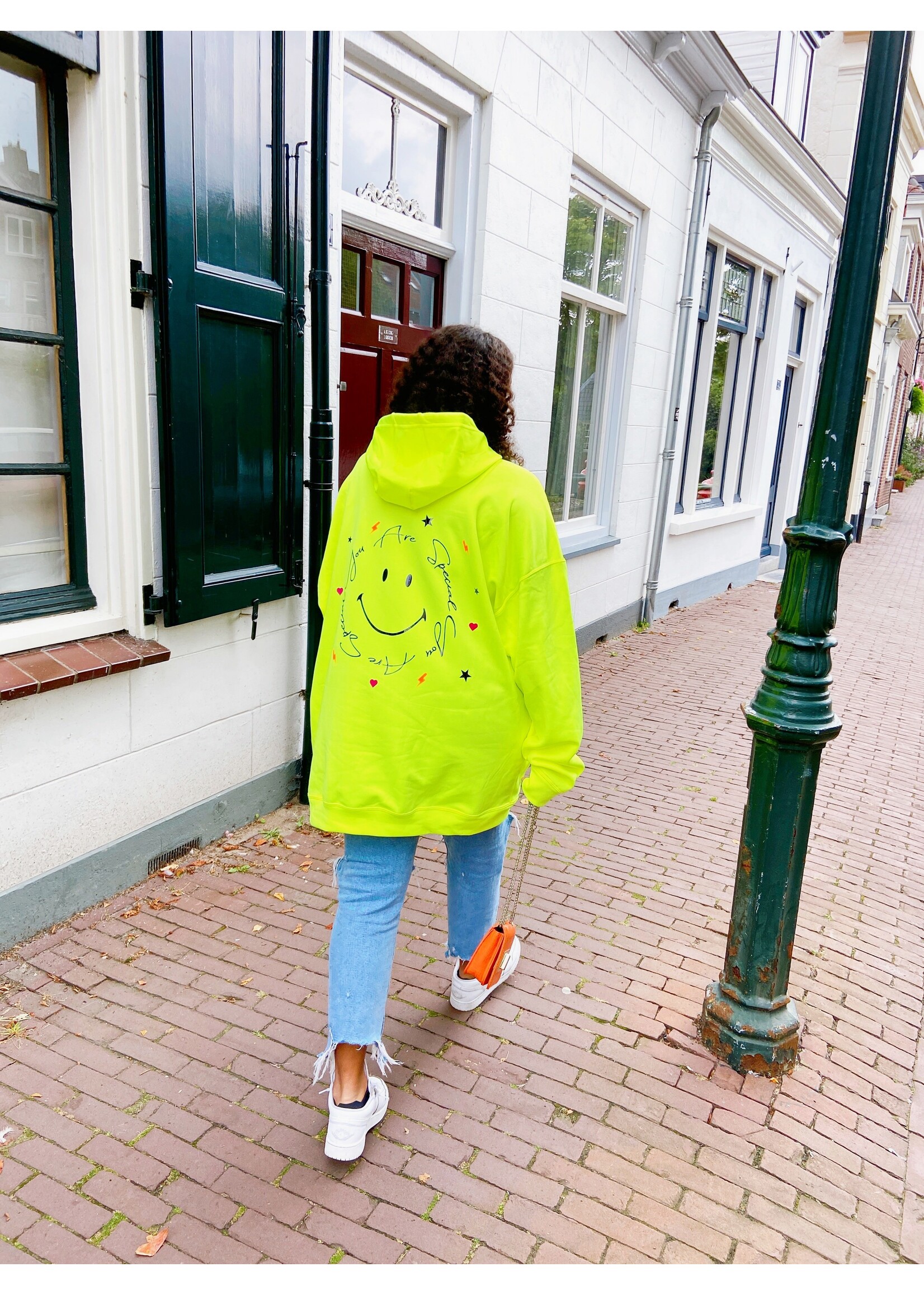 YOU ARE SPECIAL '' '' Neon geel Hoodie