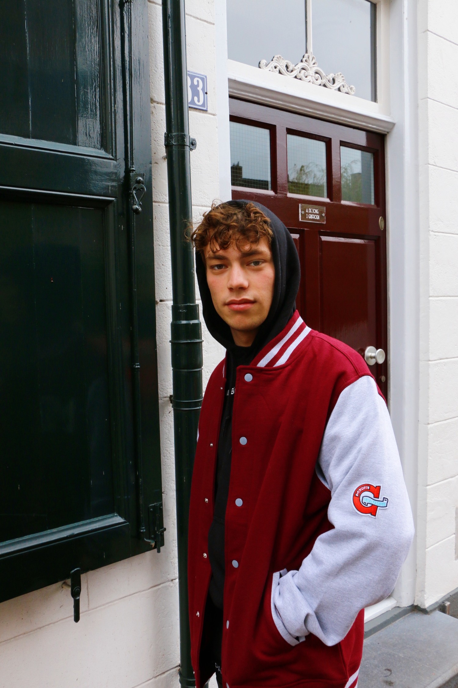 Tiger Burgundy'' baseball jacket unisex | YOU ARE SPECIAL - You Are Special NL