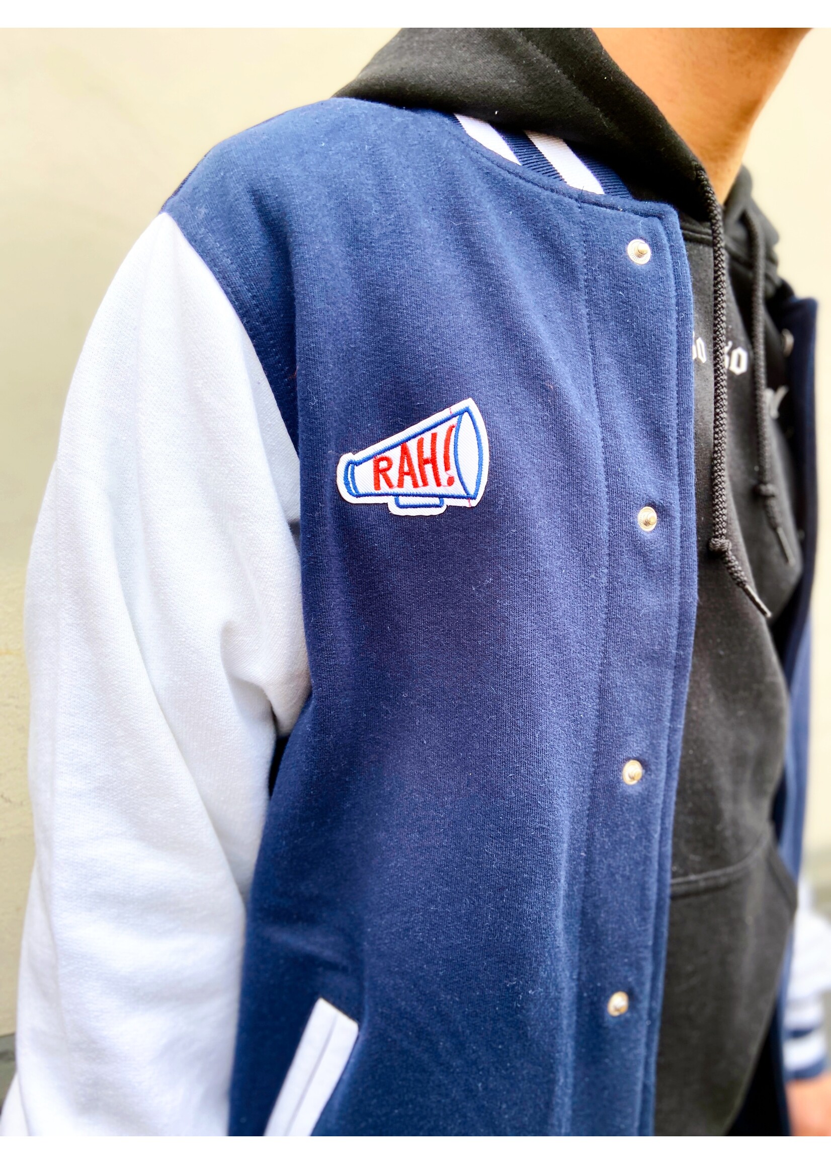 YOU ARE SPECIAL ''California Sport Cars'' Blue Baseball Jacket