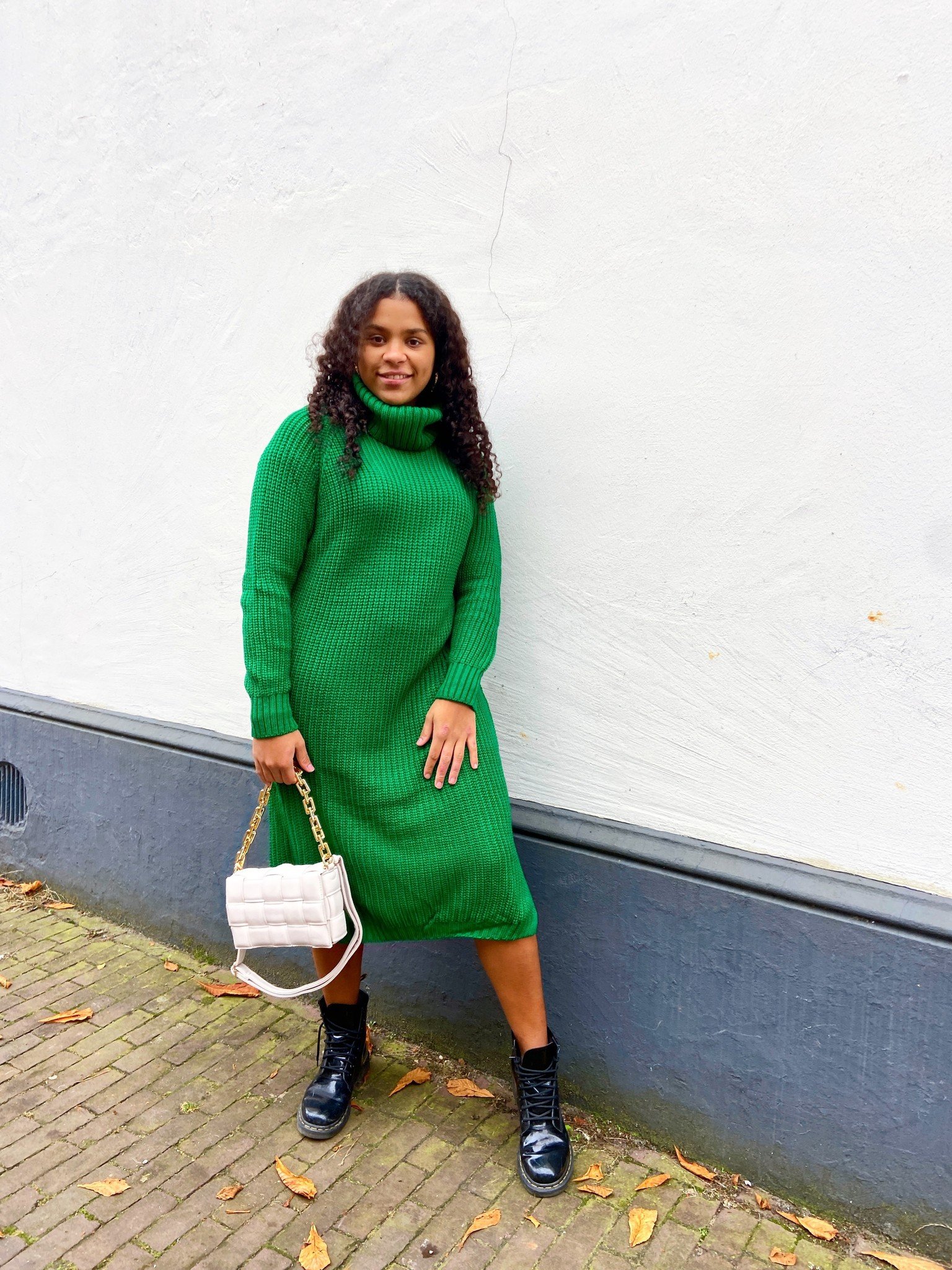 Demonteer paars Nieuwe betekenis Jo" Green Col Long Sweater Dress| Sweater Dress | YOU ARE SPECIAL NL - You  Are Special NL