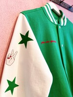 YOU ARE SPECIAL SOLD OUT ''Star Eye'' Green Baseball Jacket (1 exemplaar)