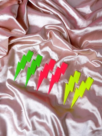 YOU ARE SPECIAL ''Lightning Neon'' Earrings