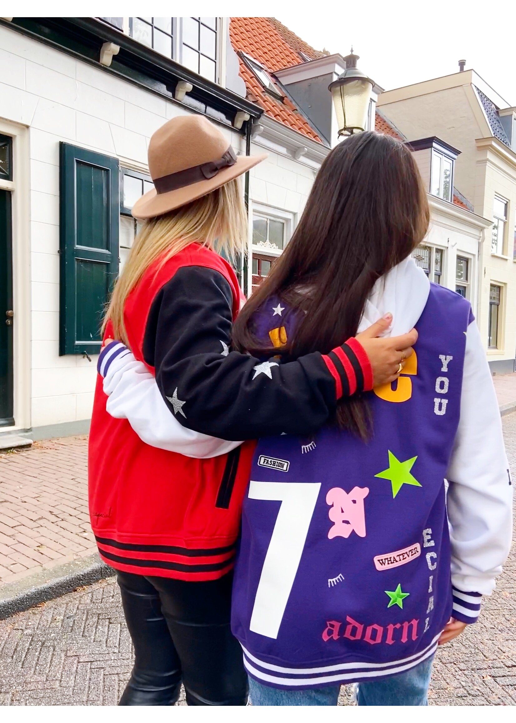 YOU ARE SPECIAL ''SPECIAL LOVE'' Purple Baseball Jacket (one of a kind)