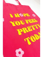 YOU ARE SPECIAL ''I hope you feel pretty today'' Pink Canvas Bag