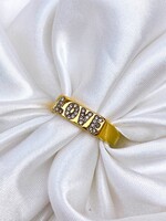 YOU ARE SPECIAL "Diamond Love" Gold Ring