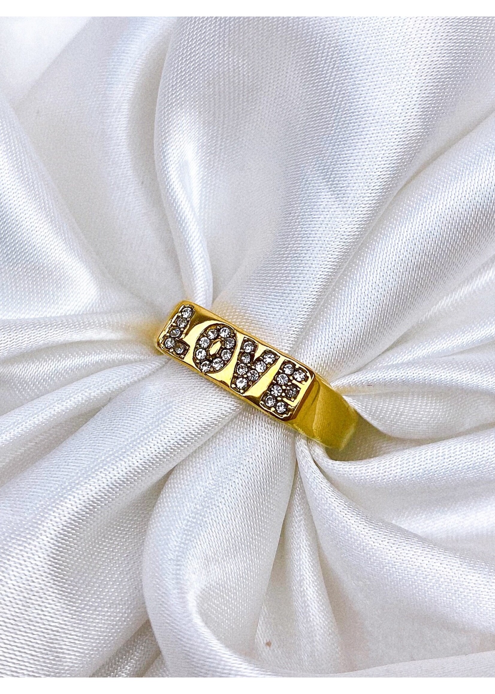 YOU ARE SPECIAL "Diamond Love" Gold Ring
