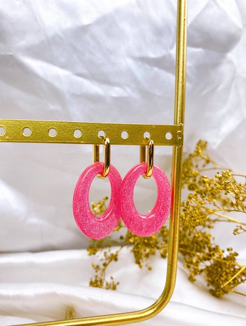 YOU ARE SPECIAL "Pink Glitters" Earrings