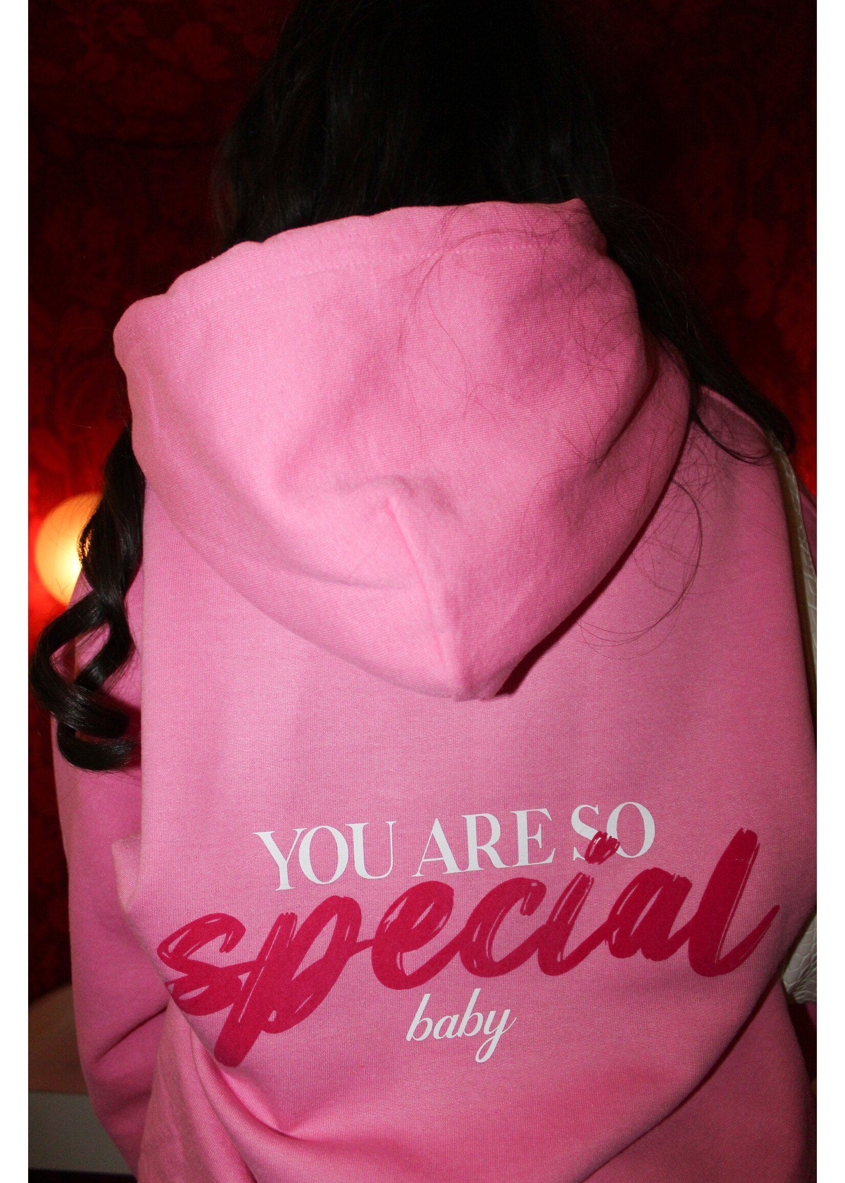 YOU ARE SPECIAL ''Special Baby" Pink Hoodie