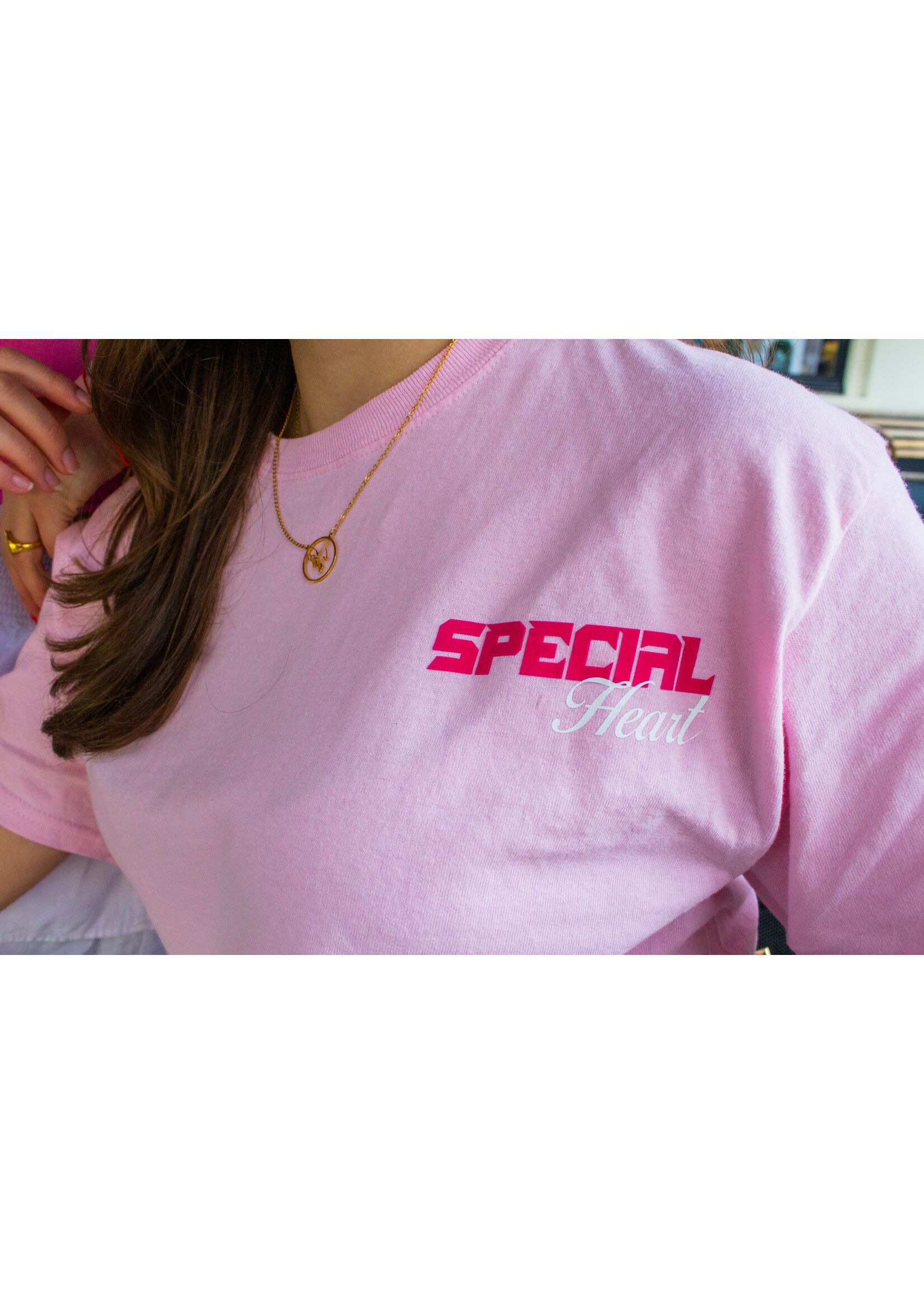 YOU ARE SPECIAL "Special Heart" Light Pink T-shirt