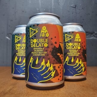 Funky Fluid Funky Fluid x Omnipollo: Double Gelato: Banana & Bilberry Peanut Butter Cheescake Funky Fluid Funky Fluid x Omnipollo: Double Gelato: Banana & Bilberry Peanut Butter Cheescake