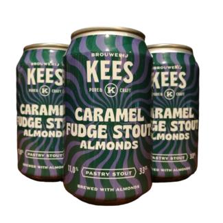 Kees Kees: Caramel Fudge stout Almonds editie