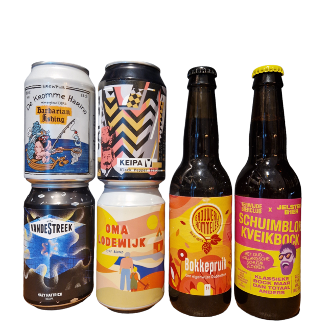 Nieuwe LOKALE bieren PAKKET (6BIER)