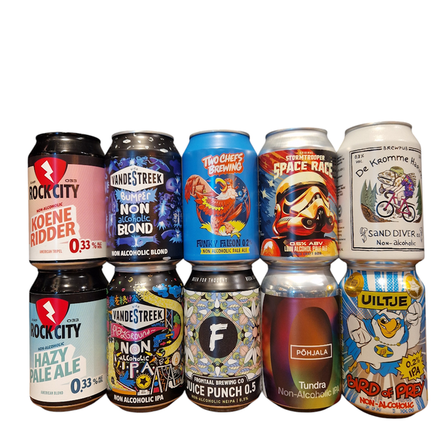 Non alcoholic - SALE selection (10 bier)