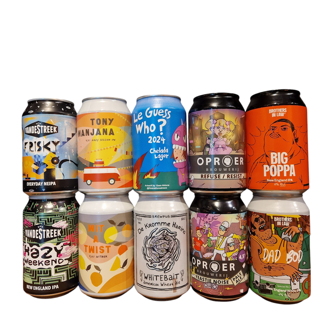 Local beers -SALE  selection (10 bier)