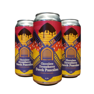 Vault City Brewing Chocolate Strawberry Dutch Pancakes