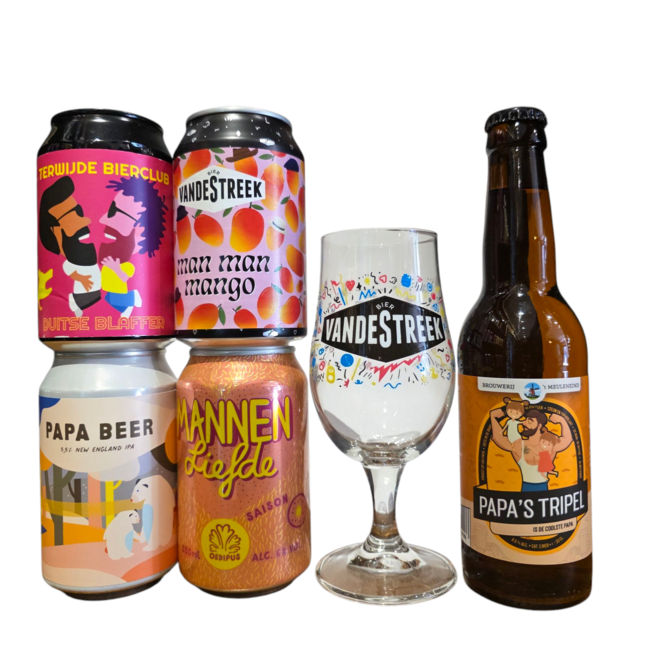 Bierpakket glas (5 bier)