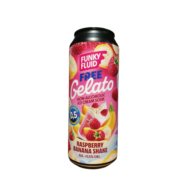 Funky Fluid: Free Gelato - Raspberry & Banana Shake