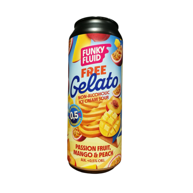 Funky Fluid: Free Gelato - Passionfruit, Mango & Peach