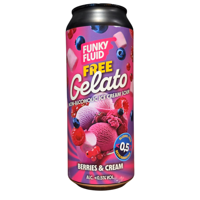 Funky Fluid - Free Gelato: Berries & Cream