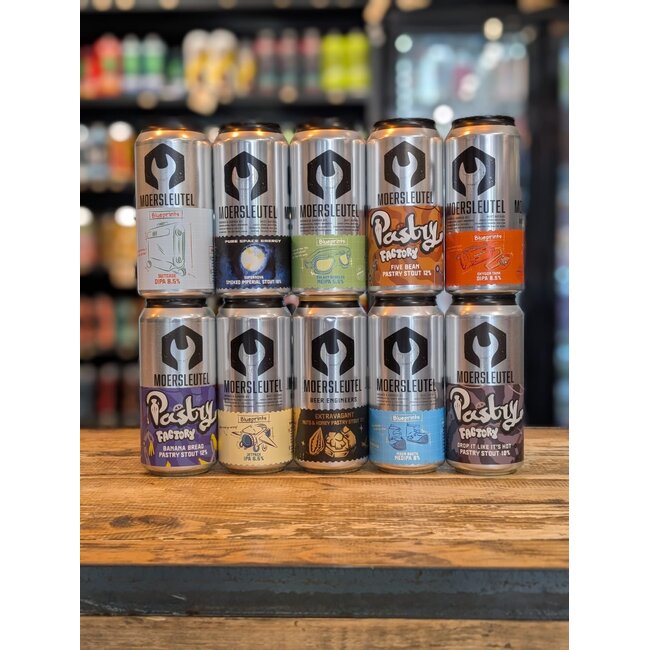 Moersleutel pakket, 10 bier!