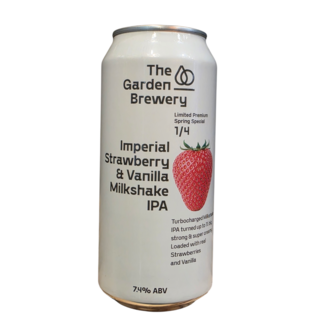 The Garden The Garden  imperial strawberry & vanilla milkshake ipa