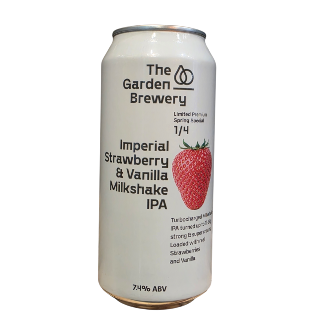 The Garden  imperial strawberry & vanilla milkshake ipa