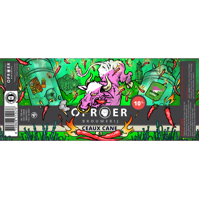 Oproer x Little Beershop - CEAUX CANE (2 blikken)