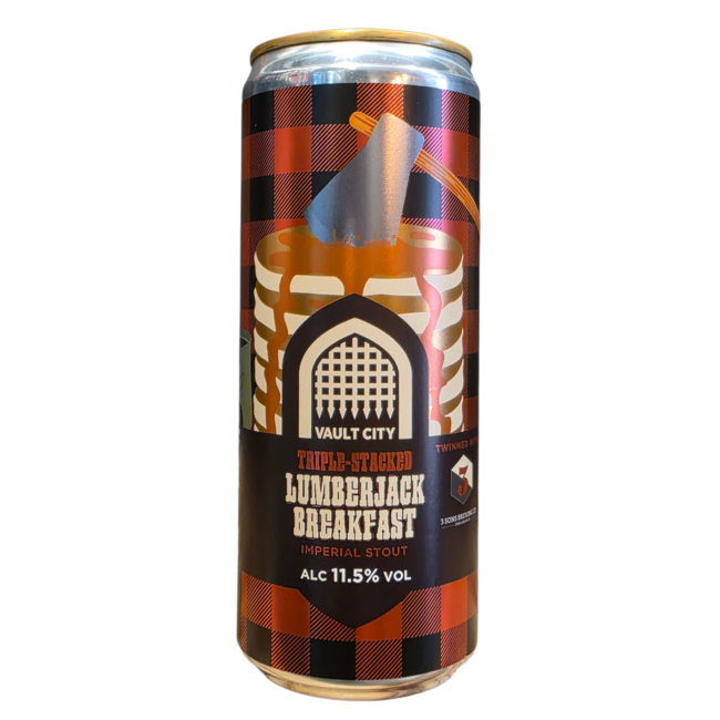 Vault City - Triple-stacked lumberjack breakfast