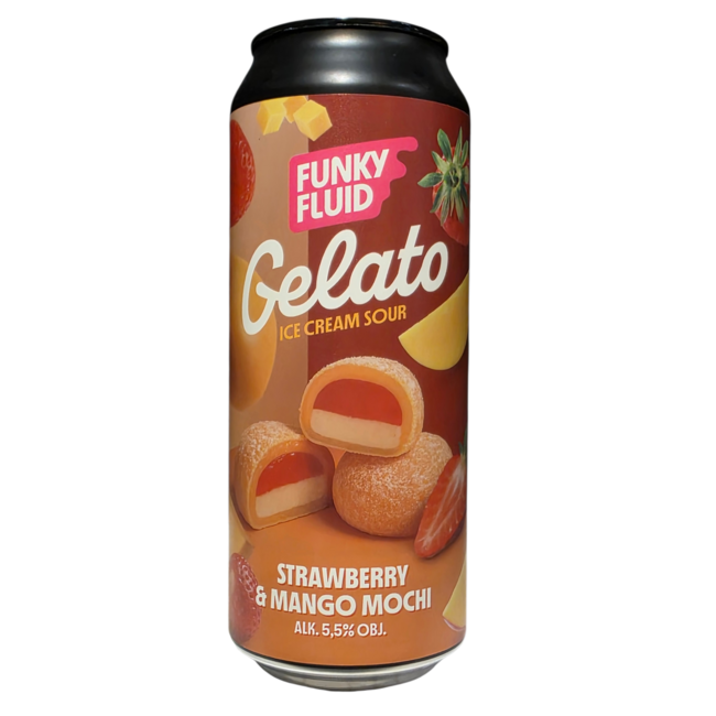 Funky Fluid - Gelato: Strawberry & Mango Mochi