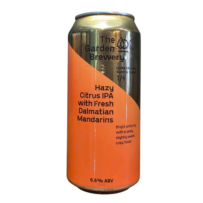 The Garden - Hazy citrus ipa with fresh dalmatian mandarins