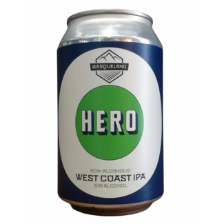 Basqueland Basqueland - Hero West Coast IPA (non alcoholic)