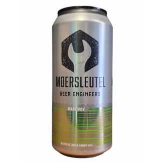 moersleutel Moersleutel - Barcode: silver&laser green