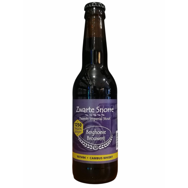 Berghoeve Brouwerij - Zwarte snorre ba cambus