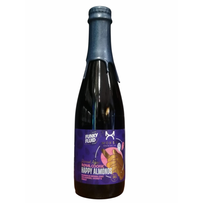 Funky Fluid - Barrel Aged Royal Cookie: Happy Almonds (collab Moksa)