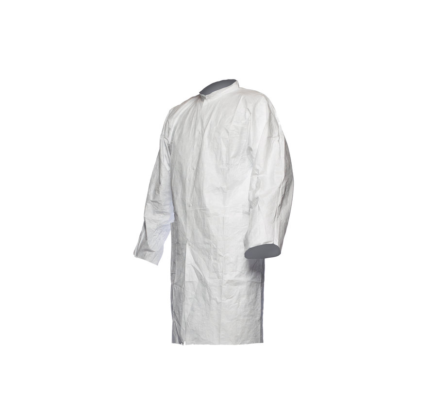 DuPont Tyvek 500 labjas met drukknopen en zakken - PL30