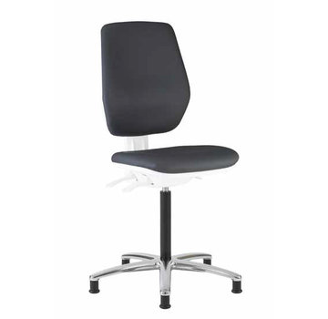 Throna Cleanroom chair - white frame - height 50/85 cm (Pro)
